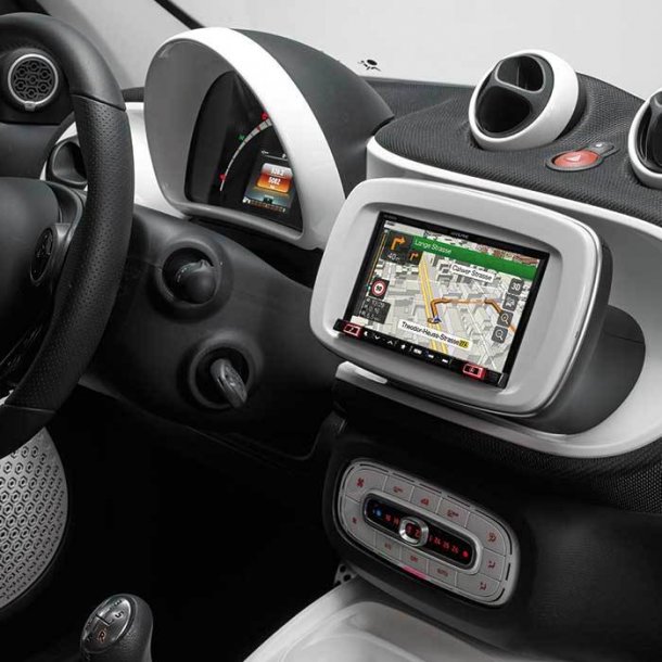 Alpine KITW997SMTW monterings kit f. SMART 453 til INEW997D Hvid