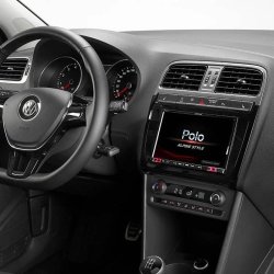Alpine 2-DIN 8" Kit f. VW Polo 5/GTI 2014-