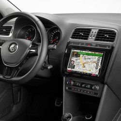 Alpine 2-DIN 8" Kit f. VW Polo 5/GTI 2014-