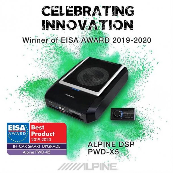Alpine PWDX5 4 Kanal DSP Forstrker med aktiv subwoofer 