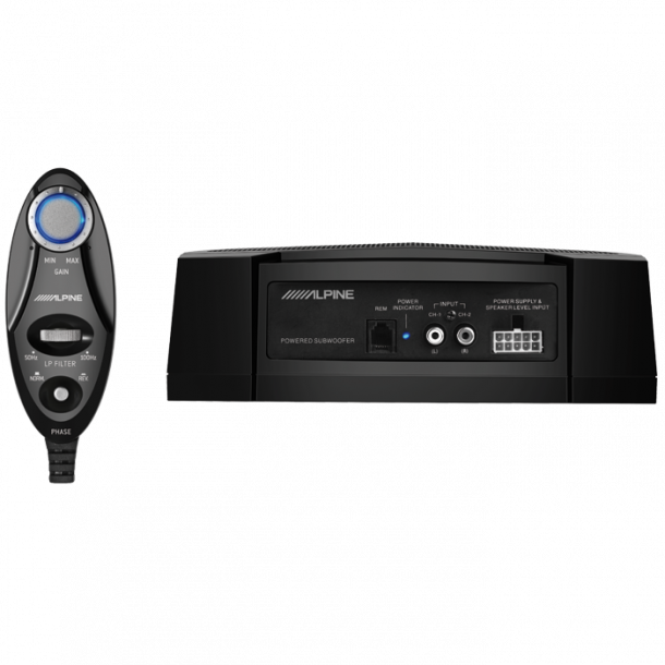 Alpine PWE-V80 8" Aktiv Powered Subwoofer 