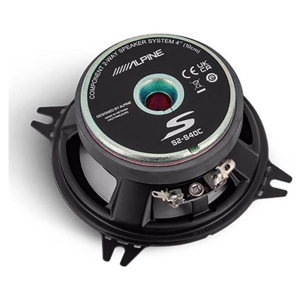 Alpine S2-S40C 10 cm Hjttaler Coaxial 2 vejs komponentst