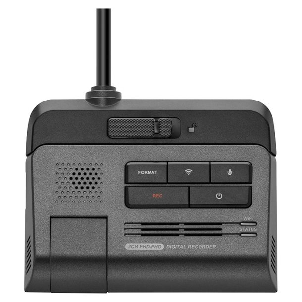 Alpine DVR-F790 dashcam kit m. 2 sidekameraer