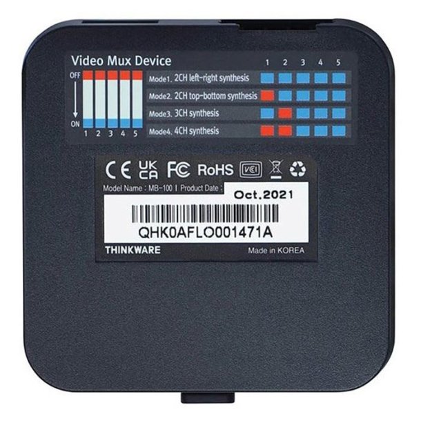 Alpine DVR-F790 dashcam kit m. 2 sidekameraer