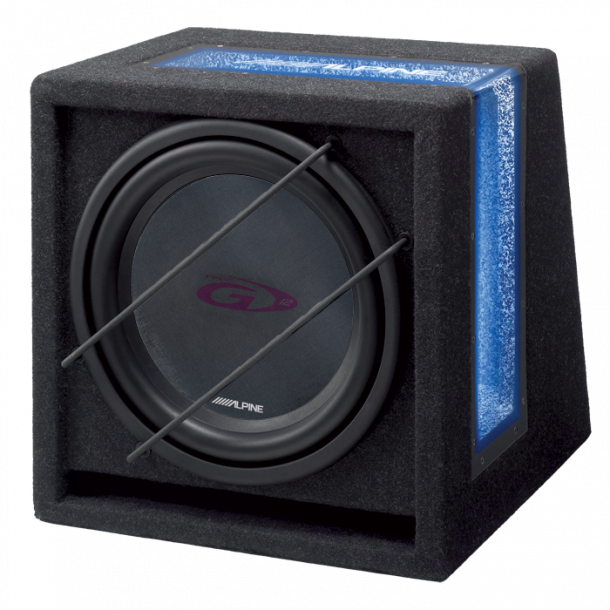 Alpine SBG-1224BR 12" Subwoofer i Kabinet 2 0HM 