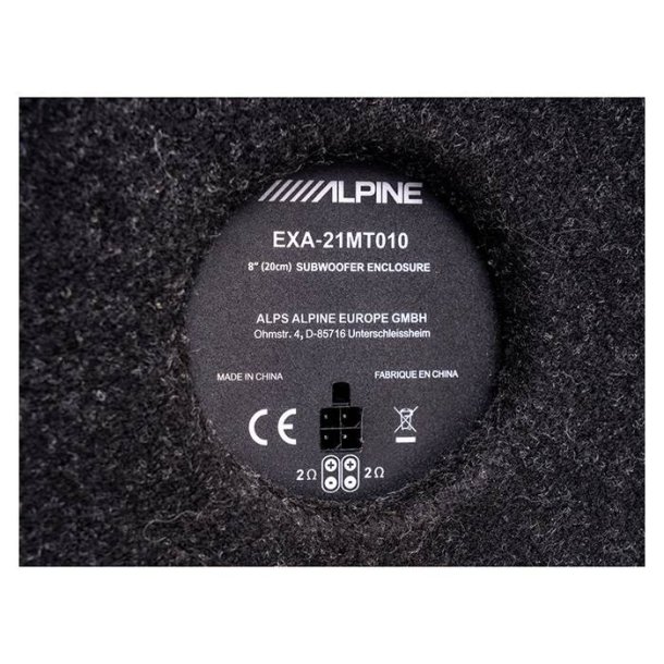 Alpine SPCD84AT6 SoundPack til VW T6.1 / T6 - med subwoofer box