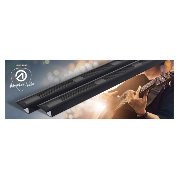 Alpine SPC-L500FB Adventure Audio Kabinehjtaler lang - sort