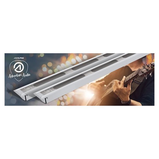 Alpine SPC-L500F Adventure Audio Kabinehjtaler lang - slv