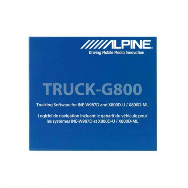 Alpine TRUCK-G800 Truck kort til INEW987D/X800