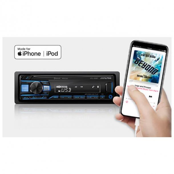 Alpine UTE200BT Turner/Ipod Bluetooth 2 line out