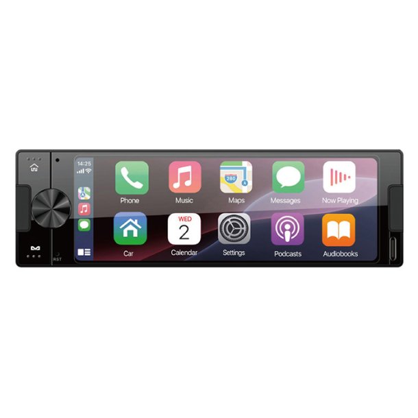 Ampire 1-DIN sk�rm med CarPlay Android Auto