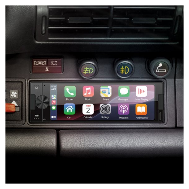 Ampire 1-DIN sk�rm med CarPlay Android Auto