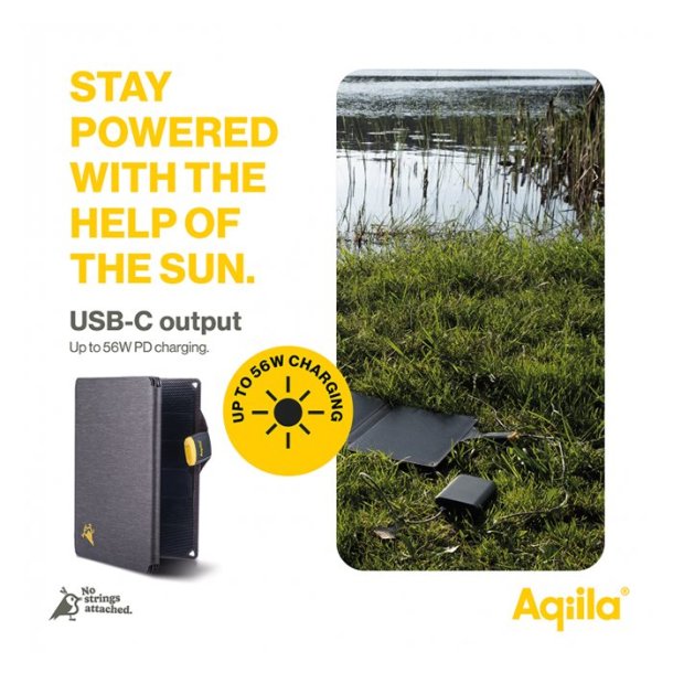 Aqiila SunBird P56 Transportabel solcelle oplader 45W