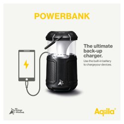 Aqiila Soundbird B10 LED lampe, Hjttaler og Powerbank
