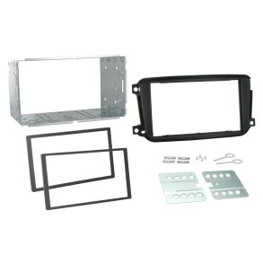 2 Din radioramme sort f. SMART ForTwo 2010-2014