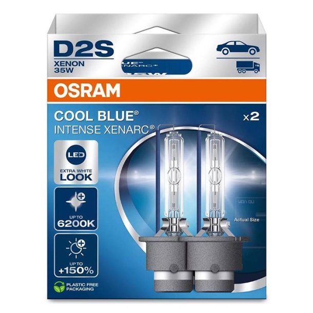 Osram Cool Blue Intense Next Gen D2S Xenon - 2 stk.