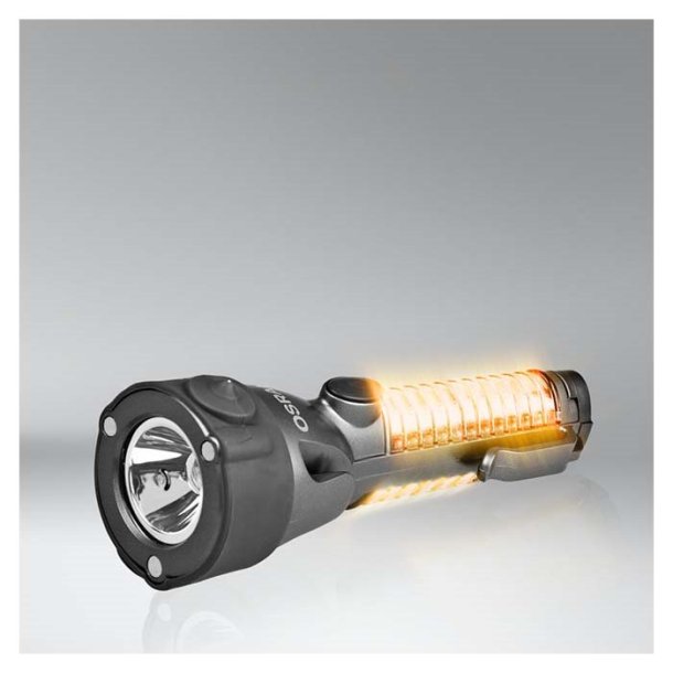 Osram LED-lygte med advarselslampe og ndhammer / LEDguardian Saver Light Plus