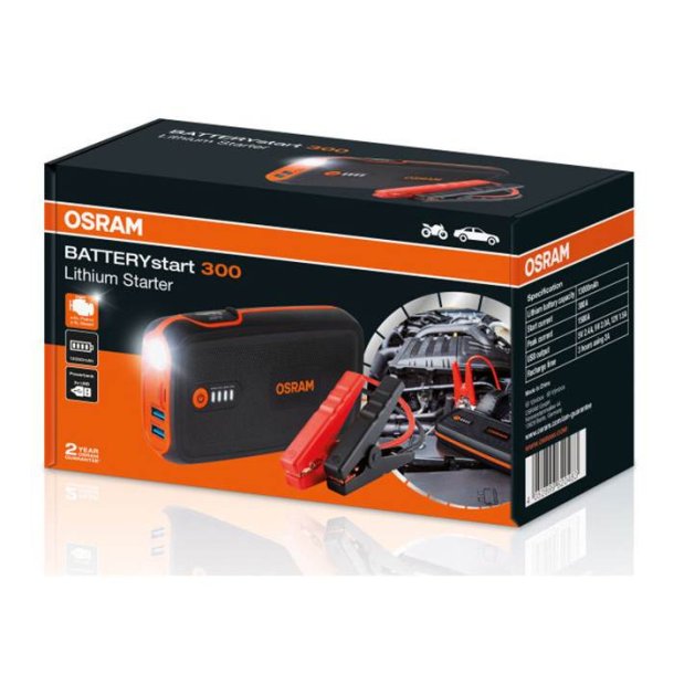 Osram BATTERYstart 300 startbooster - 1500 A