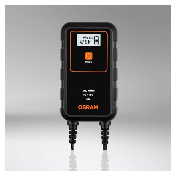 Osram Batterilader 6A, 1,5 m kabel