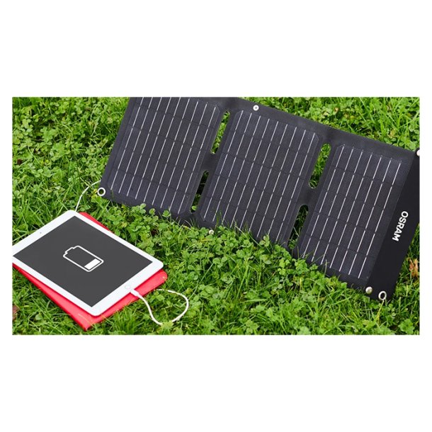 Osram Batterycharge solpanel 20W til USB-C og USB-A