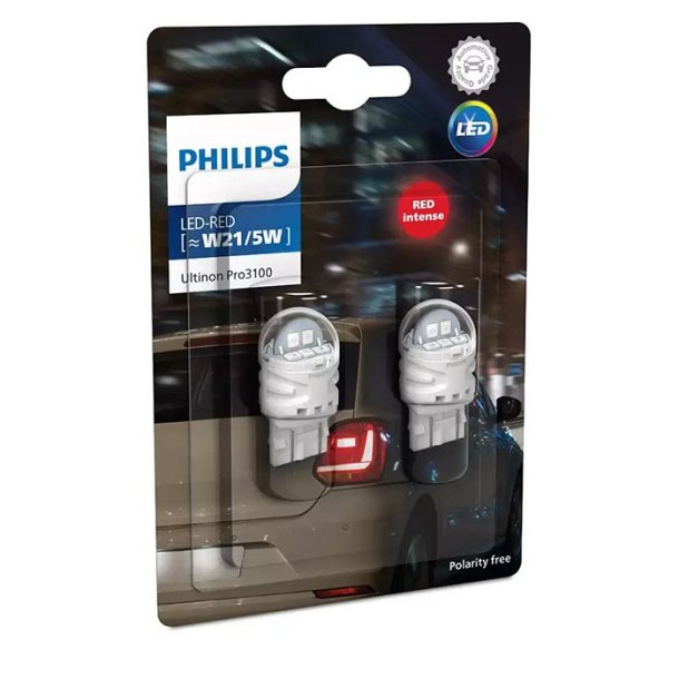 Philips Ultinon Pro3100 LED W21/5W 12V - 2 stk.