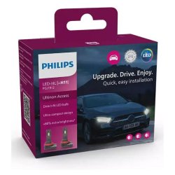 Philips Retrofit LED forlygteprer H11 12V, 2 stk.