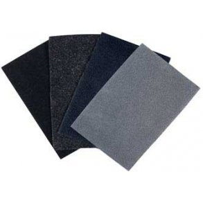 Bekldningsfilt sort med lim bagside