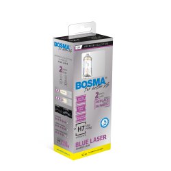 Bosma Prer BLUE LASER 12V 55W H7 PX26d - 2 stk.