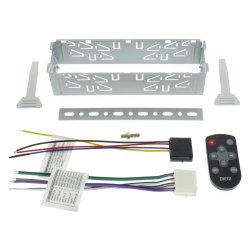 Dietz Retro bilradio med MP3, USB, RDS, AUX, DAB+ &amp; Bluetooth - Slv