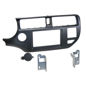 2-DIN monteringskit til Kia Rio 05.2011-, sort