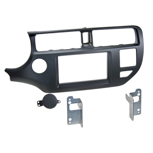 2-DIN monteringskit til Kia Rio 05.2011-, sort