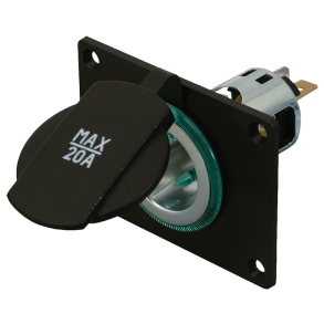 Pro Car Strmudtag med lg og skruehuller - 12 v