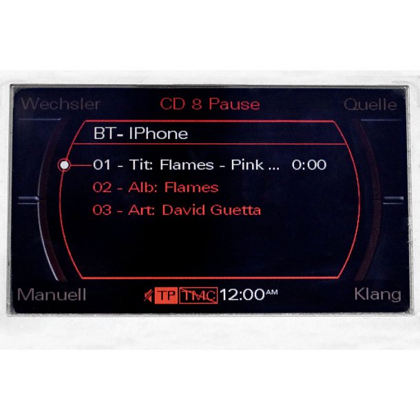 KUFATEC AUX, A2DP Bluetooth Plug and Play musikmodtager til MMI 2G