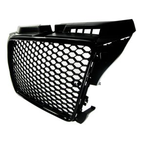 JOM Frontgrill honeycomb i mat sort til Audi A3 8P rgang 2009-2012