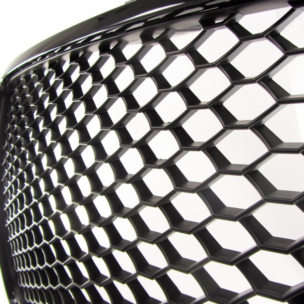 JOM Frontgrill honeycomb i mat sort til Audi A3 8P rgang 2009-2012