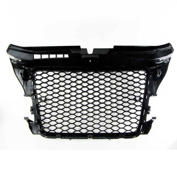 JOM Frontgrill honeycomb i mat sort til Audi A3 8P rgang 2009-2012