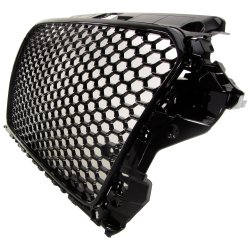 JOM Frontgrill honeycomb i blank sort til Audi A3 8V rgang 2012-2016