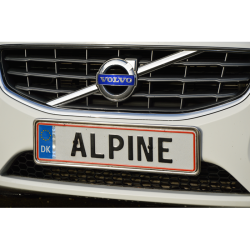 Rustfri nummerpladeramme