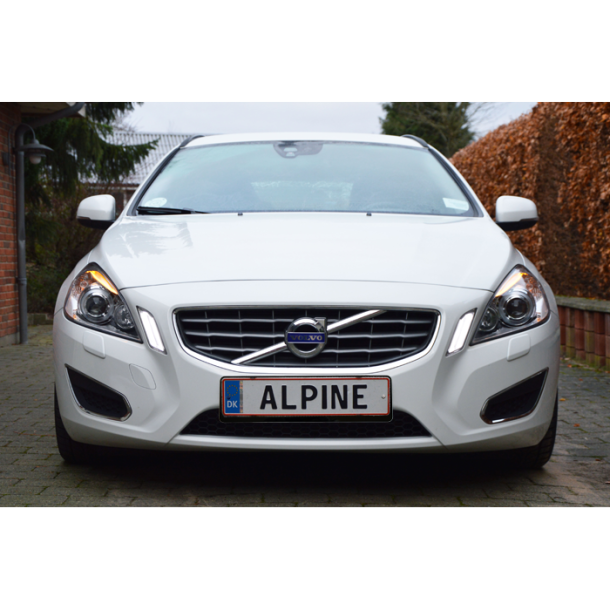 Nummerpladeramme sort - Med tyverisikring - 1 stk.