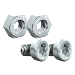 Nummerpladeramme sort - Med tyverisikring - 1 stk.