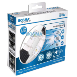 Bosma LED forlygteprer H1, 12/24V - 2 stk.