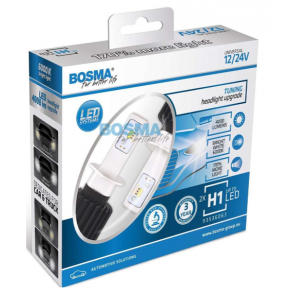 Bosma LED forlygteprer H1, 12/24V - 2 stk.