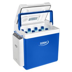 ZORN 25L elektrisk k�leboks 12/230V ink. batteri 7,8 Ah