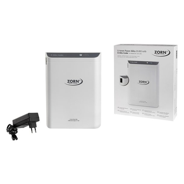 ZORN 25L elektrisk k�leboks 12/230V ink. batteri 7,8 Ah