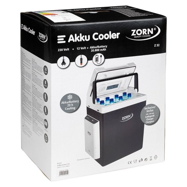 ZORN 30L elektrisk kleboks 12/230V ink.batteri 20,8 Ah