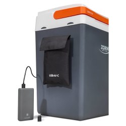 ZORN 30L elektrisk kleboks 12/230V og USB tilslutning