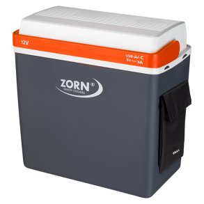 ZORN 21L Elektrisk k�leboks 12V med USB A+C