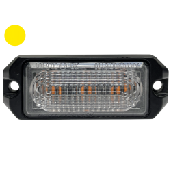 LED flash m. nats�nkning - gul blink, 3x3W/9-30V