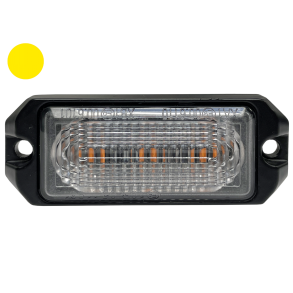 LED flash m. nats�nkning - gul blink, 3x3W/9-30V
