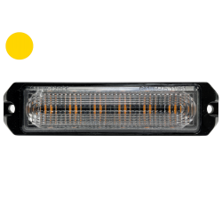 LED flash m. nats�nkning - gul blink, 6x3W/9-30V